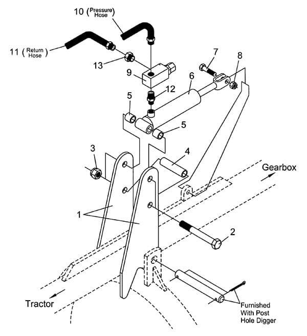 DFK-90 Down Force Kit Diagram