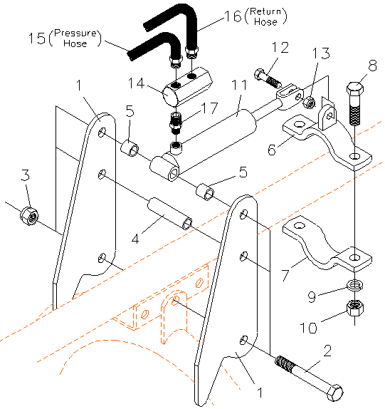 DFK-50 & DFK-70 Down Force Kit Diagram
