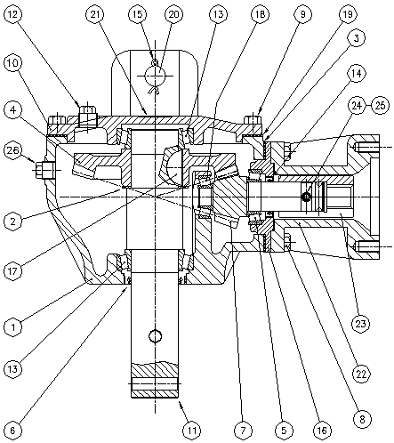 Hydraulic Post Hole Digger Gearbox Diagram