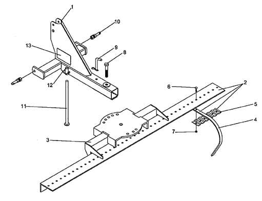 Landscape Rakes LRHD Series Diagram